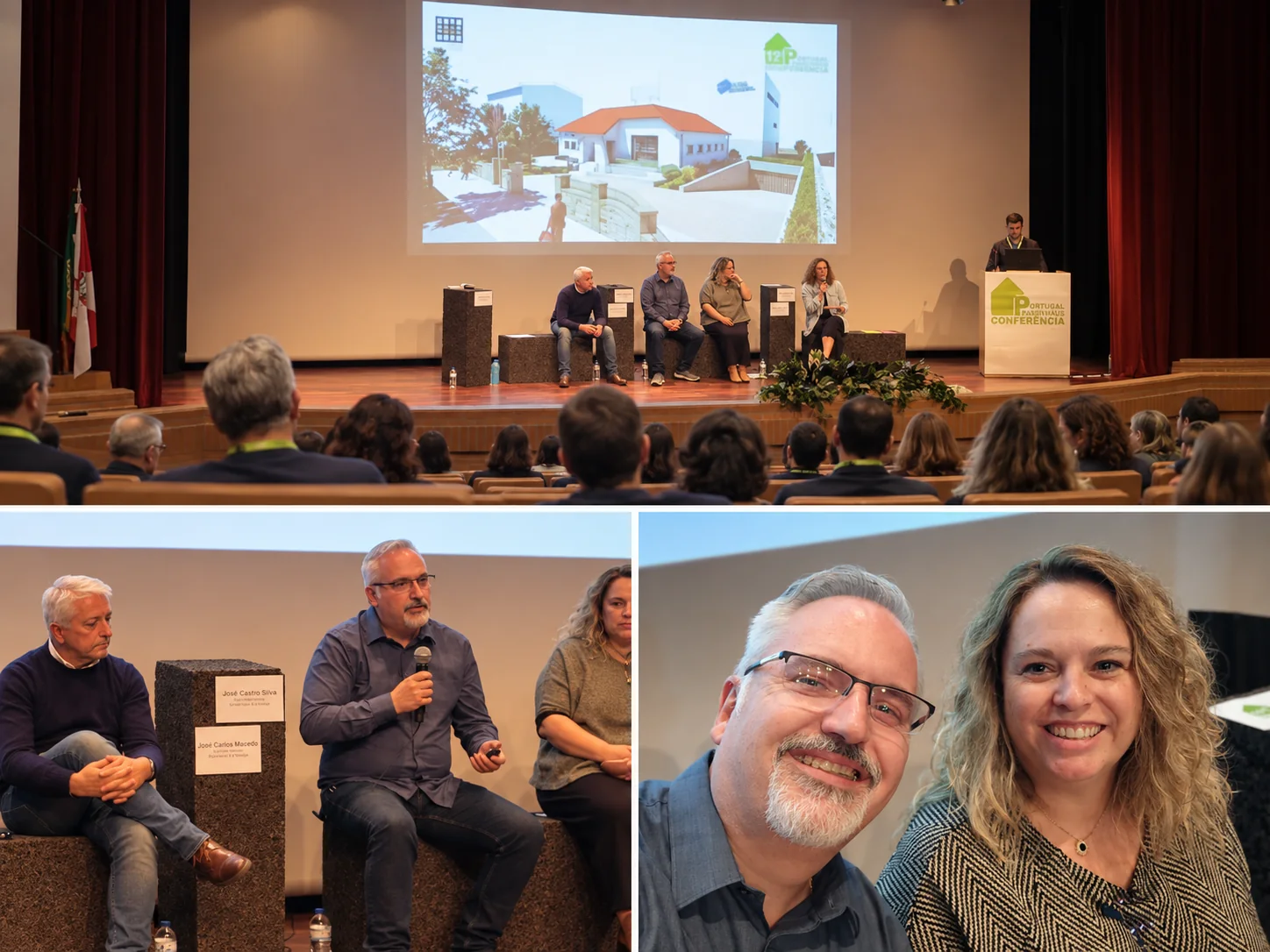 Participação numa conferência dedicada a soluções construtivas e eficiência